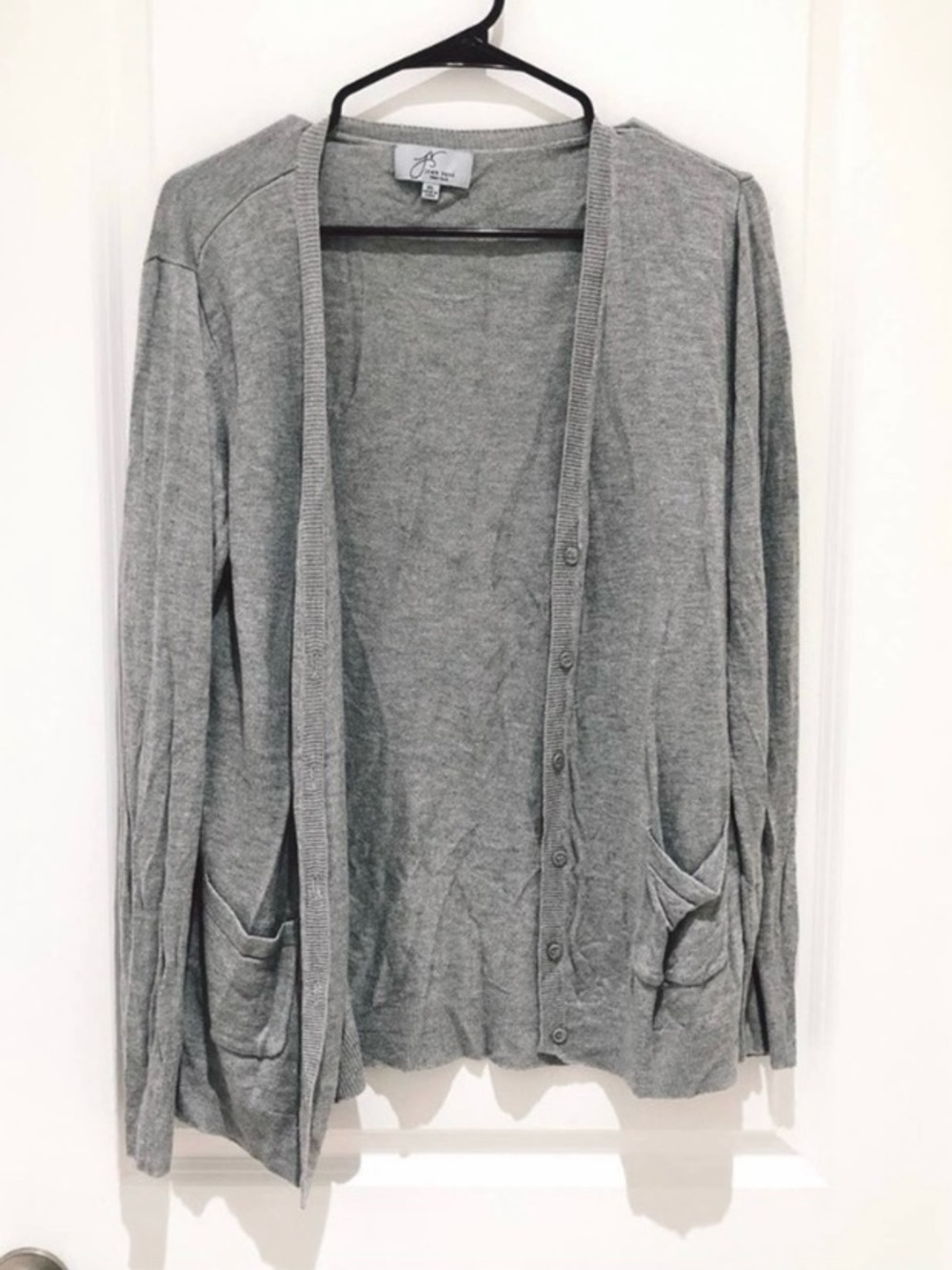 Joan Vass Grey Button Down Sweater
Cardigan XL